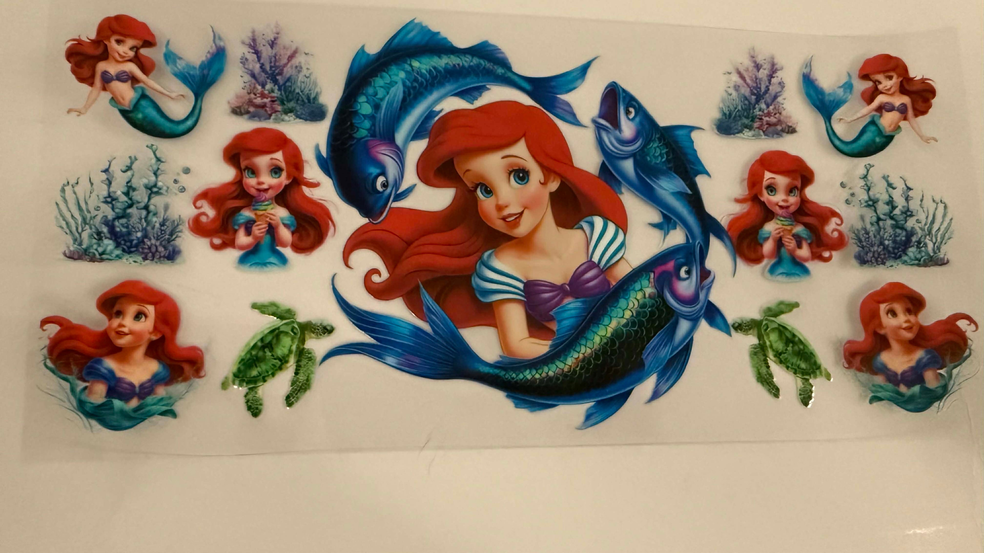 ariel with fish